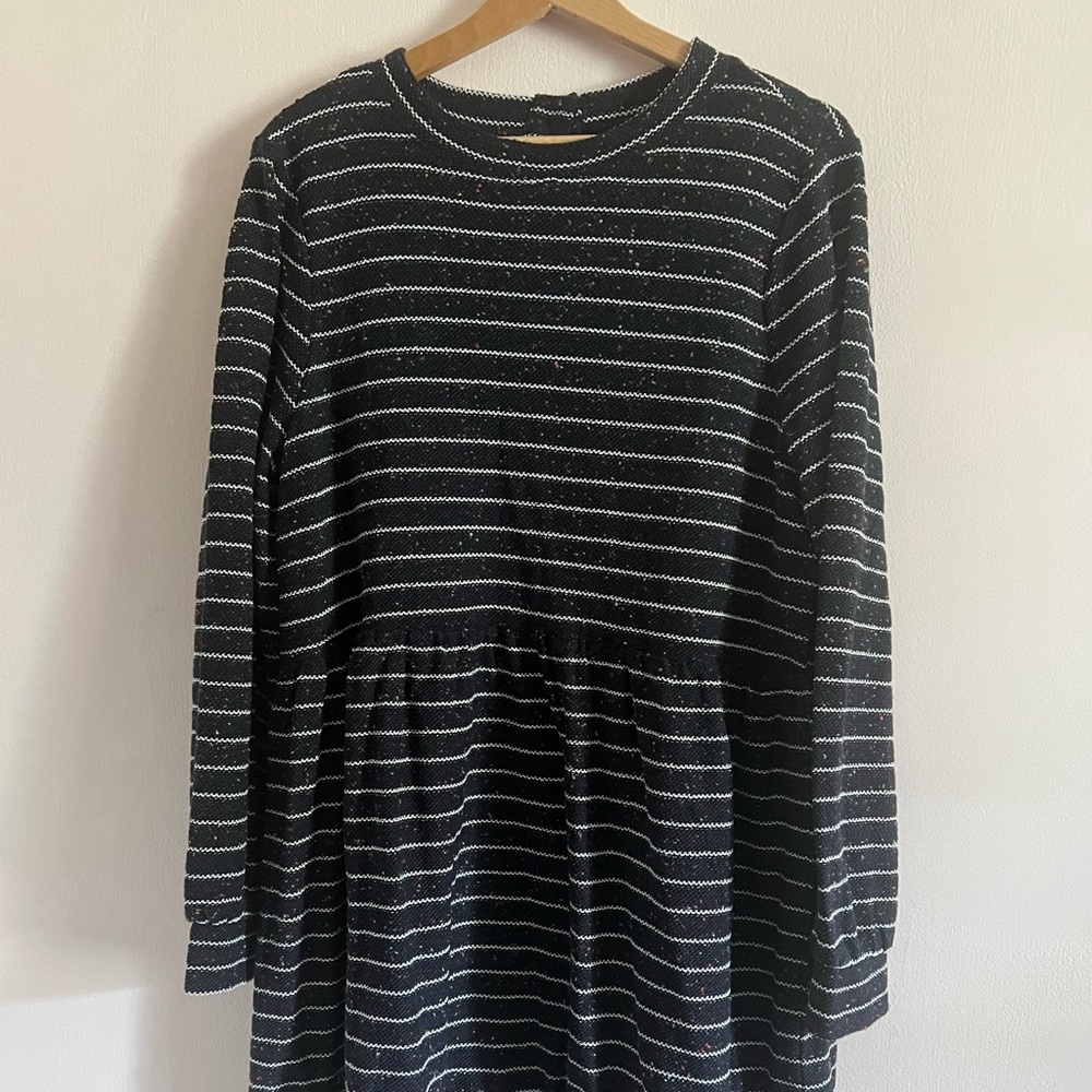 Loft Striped and Speckled Dress NWT Size Large